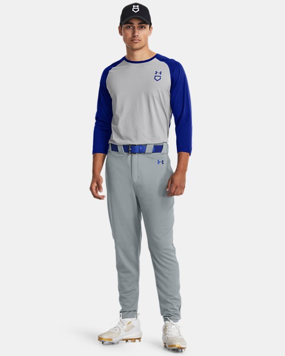 Men's UA Vanish Piped Baseball Pants, Gray, pdpMainDesktop image number 2